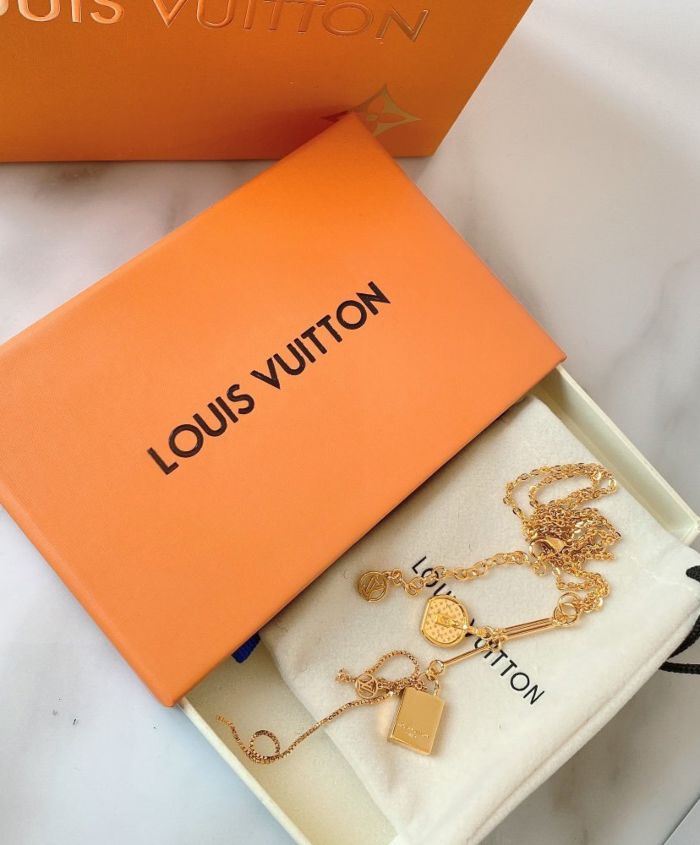 Replica Louis Vuitton Mini LV-armband Golden te koop met goedkope