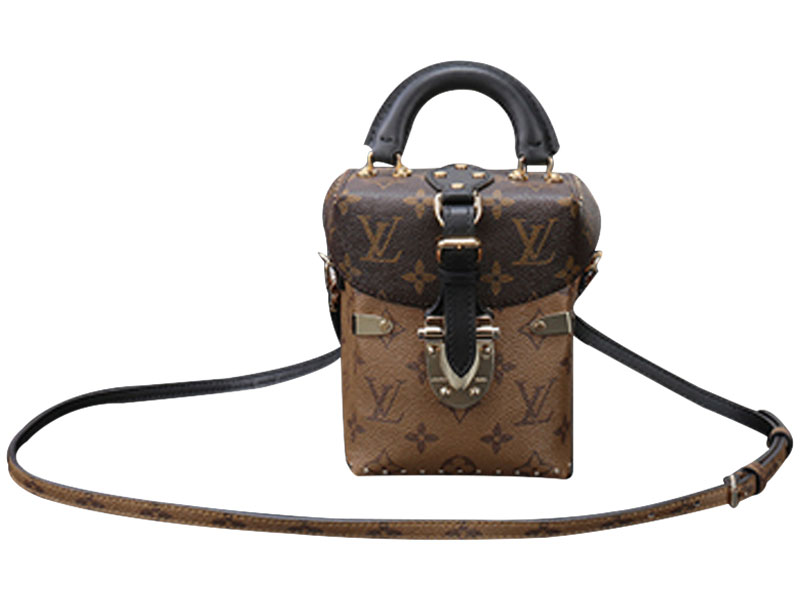 Replica Louis Vuitton Camera Box Bag M10079 Brown Fake Wholesale