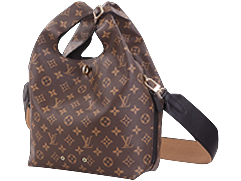 Louis+Vuitton+Atlantis+Shoulder+Bag+PM+Brown+Canvas for sale online