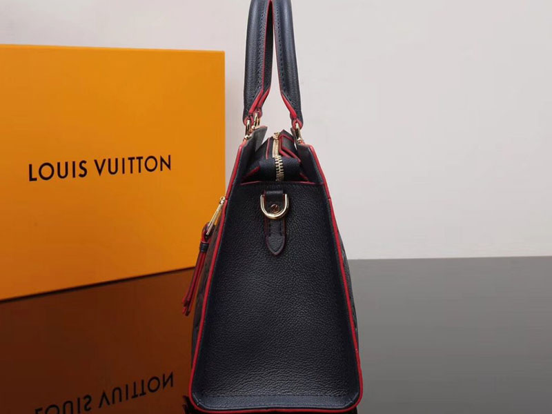Louis Vuitton Crossbody Sully Monogram Empreinte MM Marine Rouge in Leather  with Brass - GB