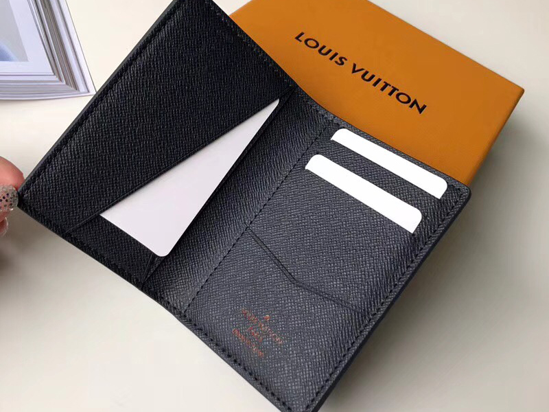 Louis Vuitton Upside Down Monogram Ink Canvas Pocket Organizer Wallet 