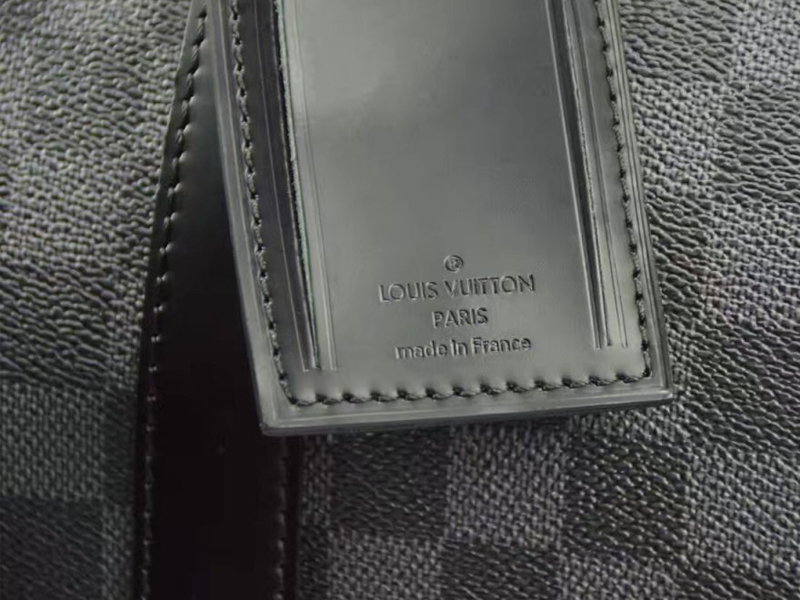 Louis Vuitton Keepall Bandouliere 45 Damier Graphite Boston Bag N41418  Men's