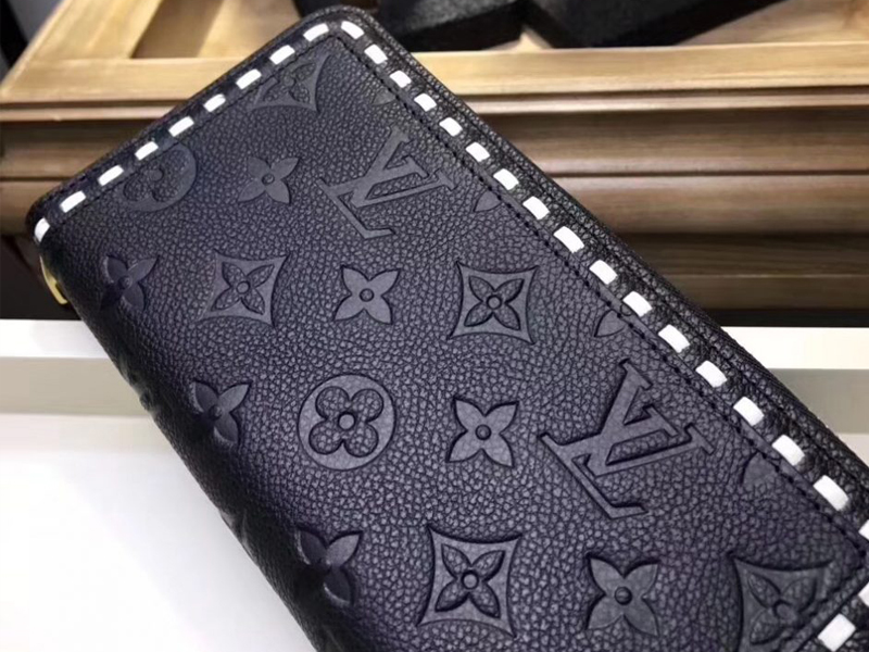 Replica Louis Vuitton Zippy Wallet In Monogram Empreinte Leather M69794